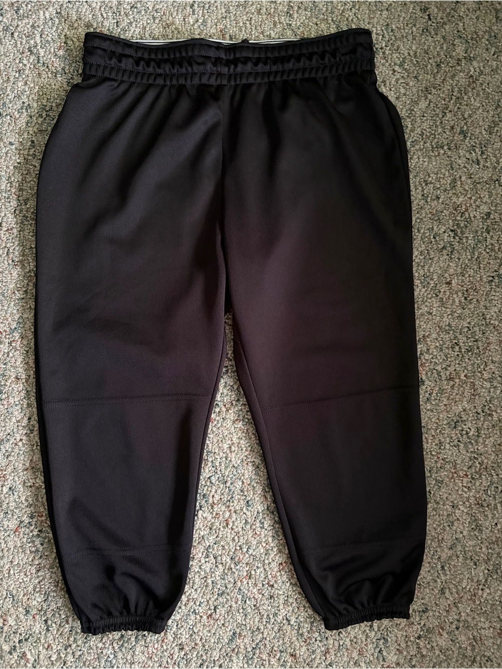 WILSON Youth Black Team Uniform Softball Baseball Knicker Pants Size XL